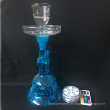 Cachimba portátil para la venta azul Color de luz LED